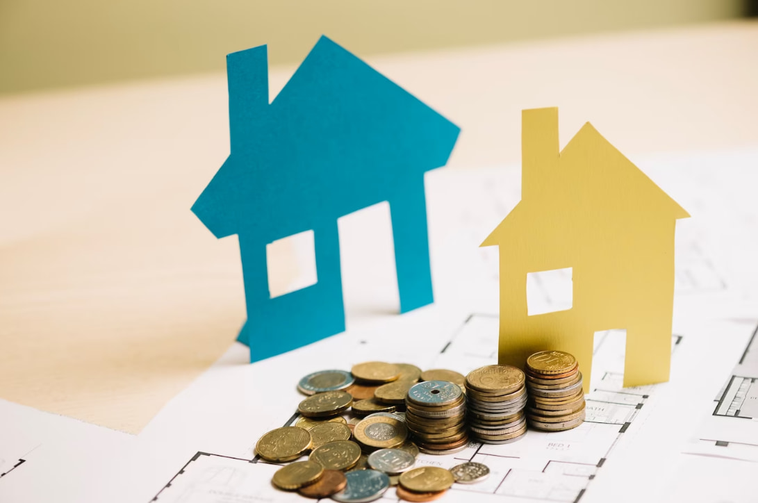 The illustration of getting your dream home with a mortgage in Canada.