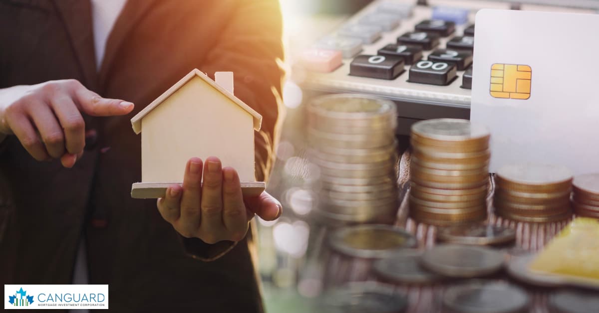 an image that shows the choice of real estate financing type