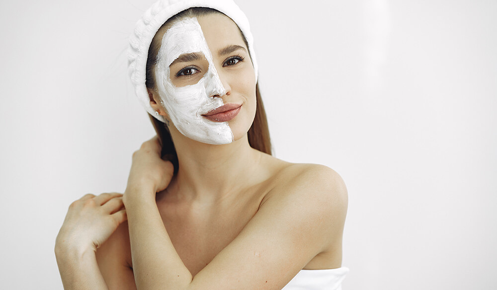 See skin care changes on skin