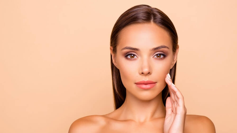 Lady with good collagen
