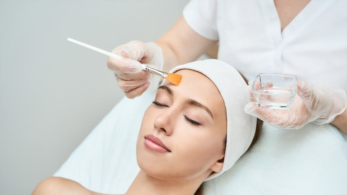 Laser or chemical peel