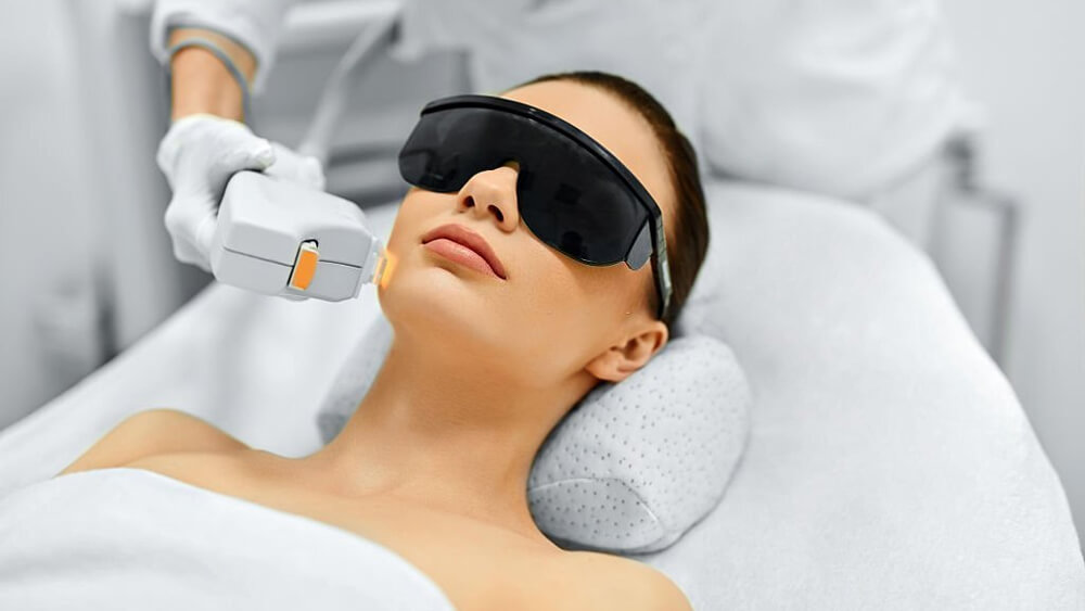 Skin care face beauty treatment