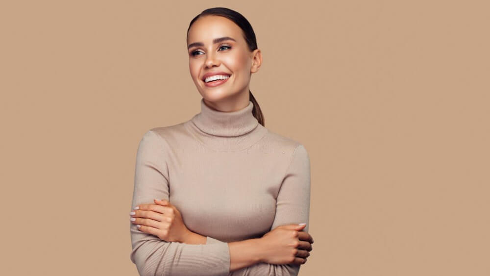 Girl with perfect smile