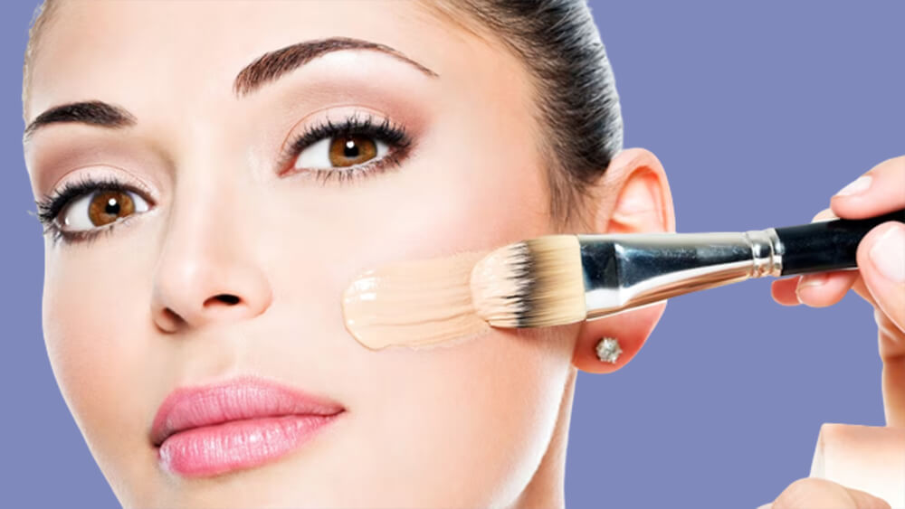 Makeup with cream
