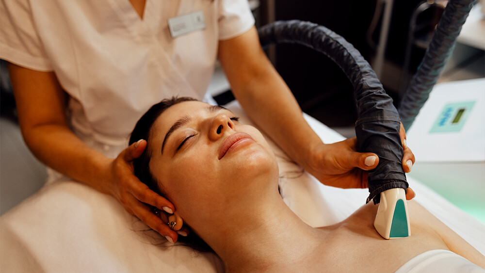 Lymphatic drainage massage LPG apparatus process