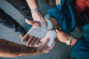 Personal injury victim after an accident in Palmdale, CA