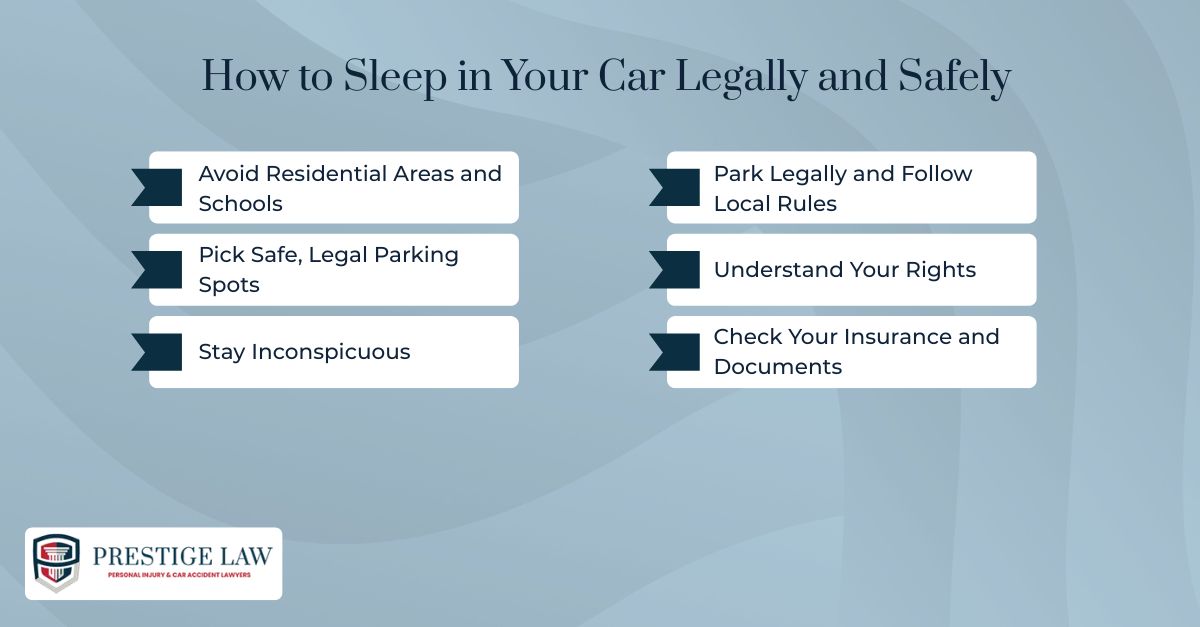 How to Sleep in Your Car Legally and Safely